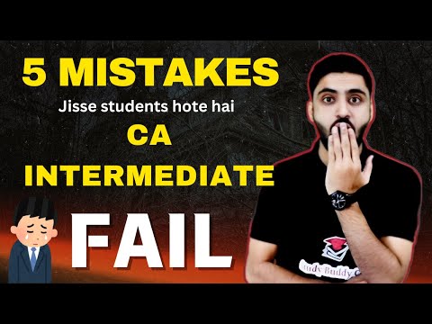 5 BIG Mistakes of CA INTER Students