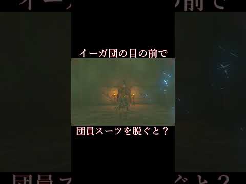 【ティアキン】仲良いイーガ団の目の前でイーガ団スーツを脱いでみると・・・？【ゼルダの伝説】#shorts