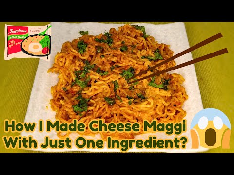 How I Made Cheese Maggi With Just One Ingredient?? 😱🤯