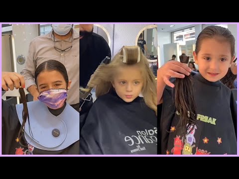 The 12 beautiful haircuts for kids🌈👀12 compilations of cute hairstyle tutorial ideas🤯