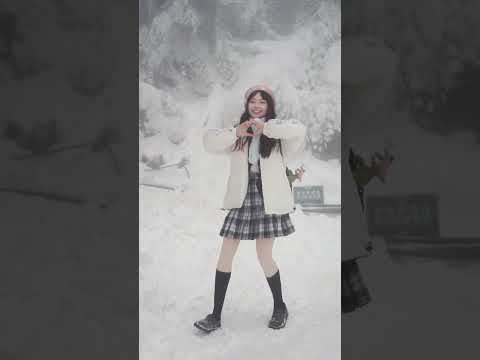 每次见到雪都超级开心！ #dance #梓樱酱