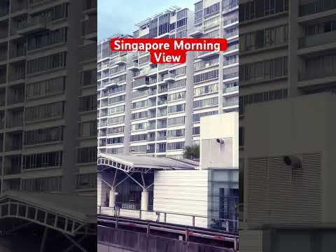 Singapore Morning View from MRT train #music #reggaeton #views #amazing #shorts #travel