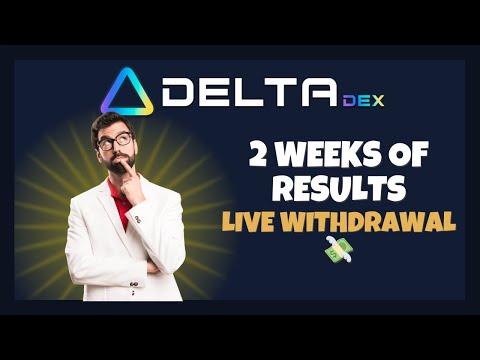 DeltaDex AI Update ⏰ 2 Weeks Later➡️ My Honest Results No Hype! 📈 LIVE Withdrawal 💸