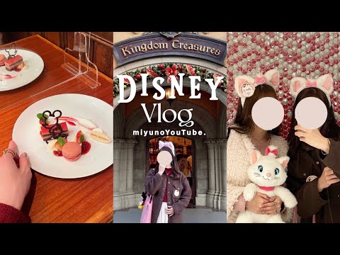 Vlog 36. ディズニーランドで誕生日をお祝い🎄🛷￤マリーちゃんバウンド🐱🎀￤イーストサイドでディナー🕯✨