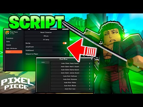 🔥NEW | Roblox Pixel Piece Script Hack GUI |🔥AutoFarm + INF STATS + GET ALL FRUITS🔥 PASTEBIN 2023