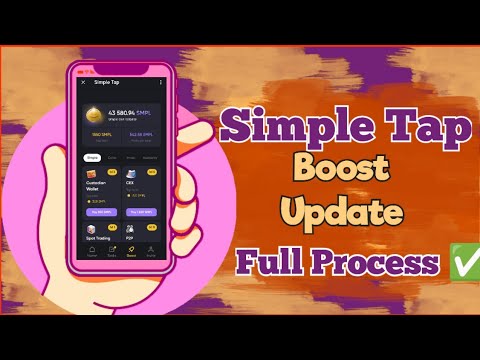 Simple Tap boost Update breakdown | how to navigate through the simple Tap mini telegram bot