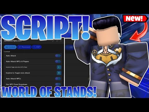 [RELEASE] World of Stands Script Pastebin 2023 | Working AutoFarm + Kill Aura + Item Farm