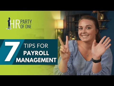 7 Tips for Payroll Management