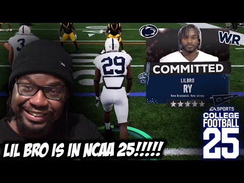 MY LIL BRO IS IN NCAA 25!!!! |  COLLEGE FOOTBALL 25 ROAD TO GLORY EP.  1