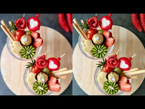 DIY Charcuterie HEART Bowls Easy Step-by-Step Tutorial!🌹