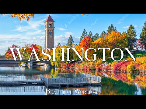 Washington 4K - Autumn Forests, Misty Mountains & Golden Landscapes - 4K UHD