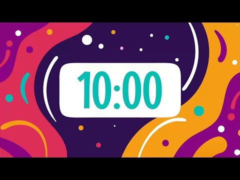 10-Minute Cleanup Timer Countdown Dance Party Song! Tidy Up to a Fun Beat!