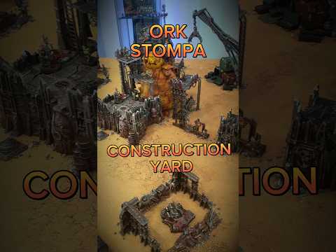 ORK TOWN! WARHAMMER TERRAIN! #40K #ORKS #battlereport #warhammer #spacemarines