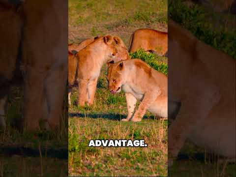 The Savage Lion Sibling Showdown: Fierce Family Feud #lion #lionhunting #lionfamily #documentary