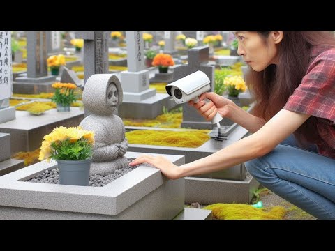 SHE INSTALL A CAMERA ON HER HUSBAND'S GRAVE