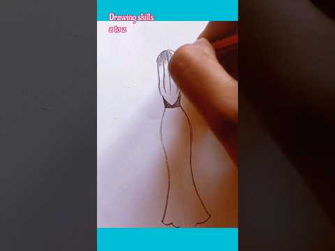 Girl drawing backside easy | hoe to draw backside girl drawing#shorts #viral