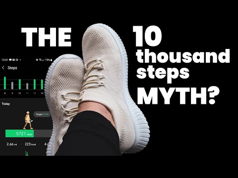 10,000 Steps is the wrong target, you've been misled...