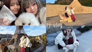 【Vlog】家族で栃木旅行🐶妹目線編集&天の声【関西姉妹】