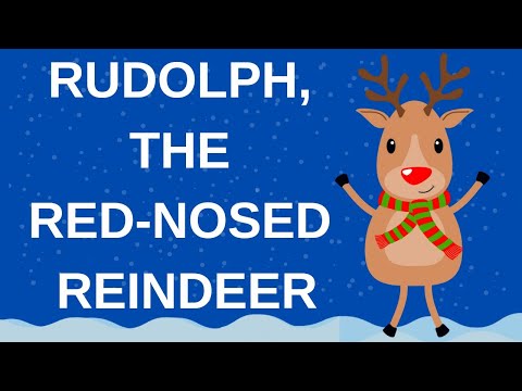 🎄 Rudolph the Red-Nosed Reindeer - Fun Christmas Rhyme for Kids! 🎶