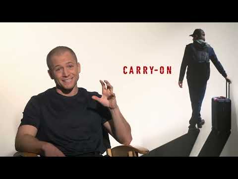 Carry-On Interview: Taron Egerton on Filming in an Actual Airport in Netflix Thriller