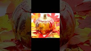 Beautiful and Easy Resin Pumpkin bowl with lid