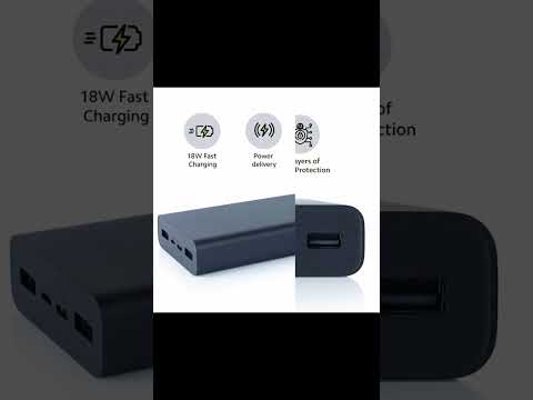 Mi Power Bank 3i 20000mAh Lithium Polymer 18W Fast / #mipowerbank3i #techierishu