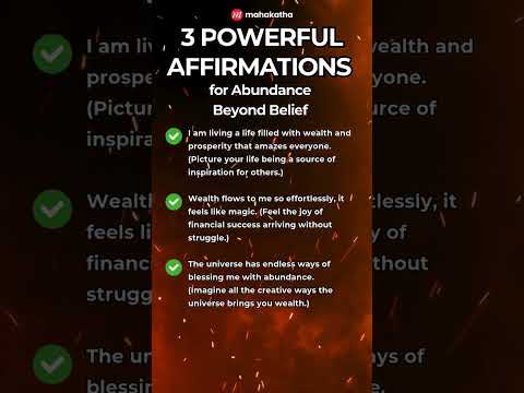 3 Affirmations for Abundance Beyond Belief