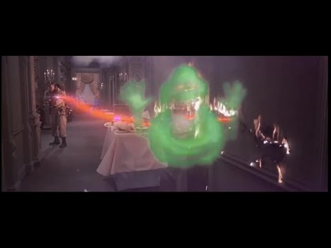 ゴーストバスターズ　吹替（Ghostbusters/Japanese dubbing）名場面１　ゴースト捕獲