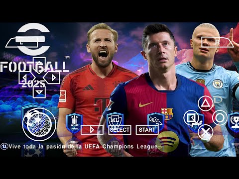 eFootball PES 2025 PPSSPP Patch Eropa Team Update Transfer & New Team Kits Camera Ps5 Best Graphics