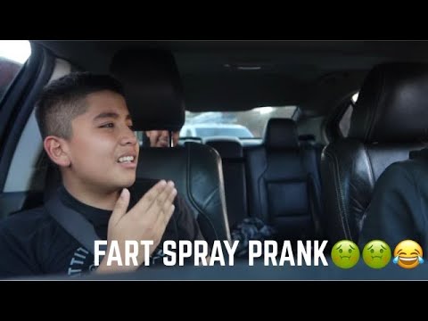 FART SPRAY PRANK ON TWIN SISTER AND BROTHER!!!!(HE CRIED)