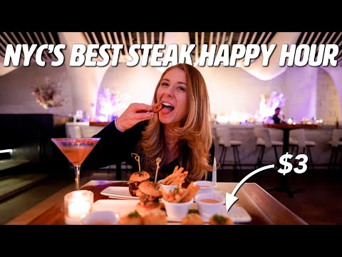 The Best STEAK Happy Hour in New York City? | STK Steakhouse Midtown NYC