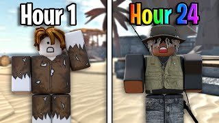 I Spent 24 Hours on Roblox Fisch... (Noob to pro)