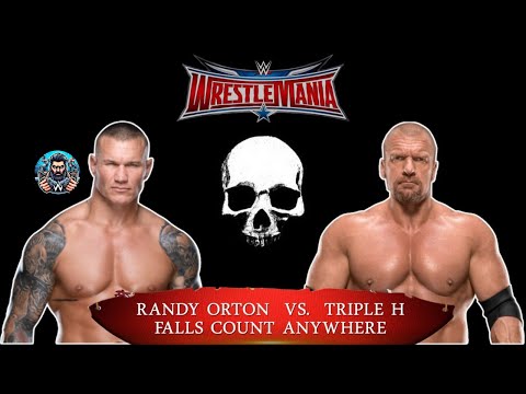 Full Match | Randy Orton vs Triple H | Falls Count Anywhere | WrestleMania