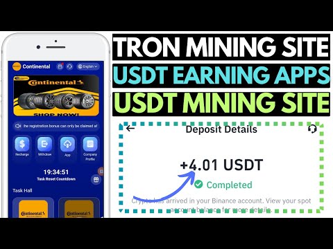 New USDT Mining Website | Free USDT Grab Earning Platform | Best TRON Earning Apps in 2024