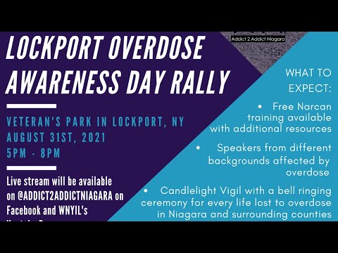 Lockport Overdose Awareness Day Rally