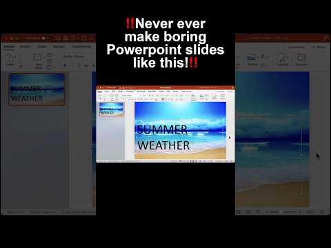 Amazing and Easy PowerPoint Ideas/Summer🏖️#powerpoint #presentationdesign #tutorial #ppt #designer