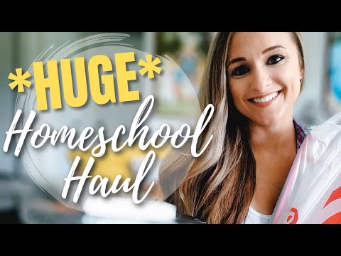 *HUGE* HOMESCHOOL SUPPLY HAUL // Books, Games, Supplies, Storage, and MORE! // 2021-2022