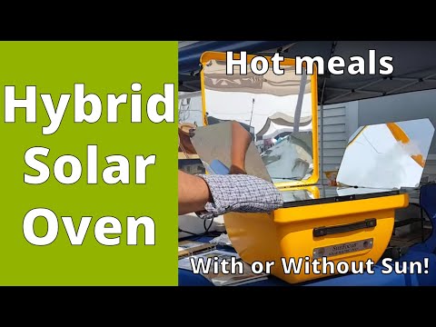 Hybrid Solar Oven: Cook & Conserve Energy With / Without Sun!