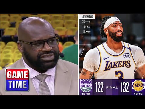 NBA Gametime reacts to Anthony Davis fires 36-pts power Lakers sweep season series against Kings