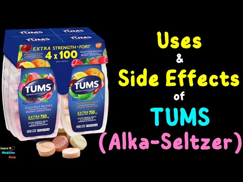 Tums Tablets (Calcium Carbonate) – Side Effects, Uses, Mechanism of Action, Dosage, Warnings