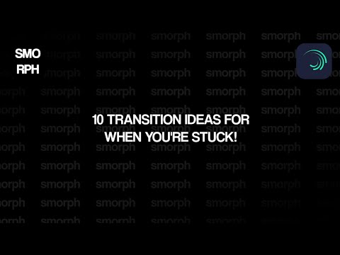 10 simple transition for when you're stuck! | alight motion