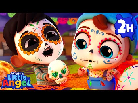 Halloween Family Fun! 🎃🦇 | Little Angel | Fun Kids Songs | Nursery Rhymes