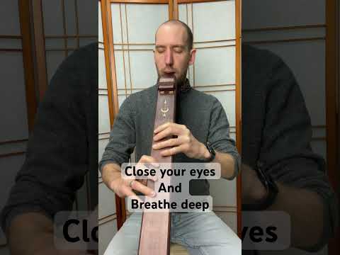 Bass drone flute key of D #bassflute #droneflute #calming #grounding #innerwork