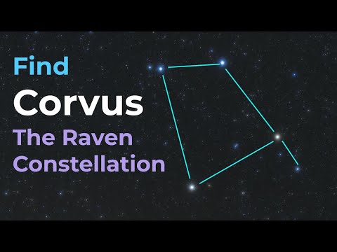 How to Find Corvus the Crow Constellation