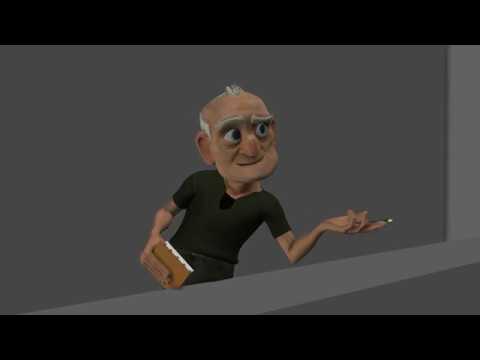 Walken to Starbucks Animation