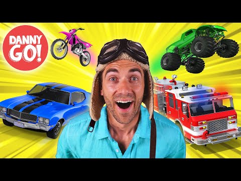 "Drive Drive!" Vehicle Dance Song 🚒 🚙 | Cars, Trucks, Motorcycles | Danny Go! Songs for Kids