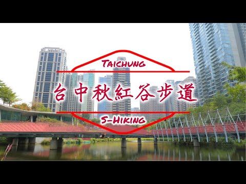 S步道｜台中｜秋紅谷步道｜鬧中取靜的下凹式景觀公園｜西屯區