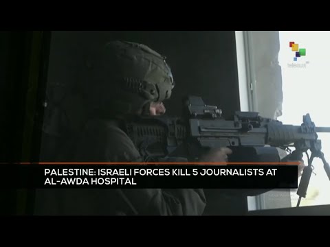 FTS 12:30 26-12: Palestine: Israeli forces kill 5 journalists at Al-Awda hospital