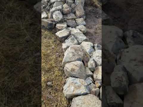 How To Construct a One Rock Dam/Check Dam #Shorts