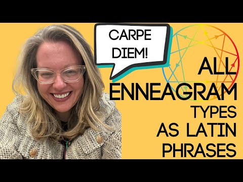 All 9 Enneagram Types as Latin Phrases with ENFP Dawn Strauss, Founder of Root Word Nerd